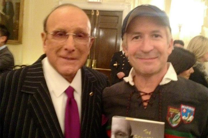 Clive Davis & Larry- NYU Stern School for reading and Q&A with Clive. New York.