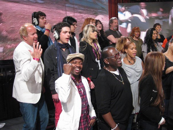 Singing on "We Are The World 25" for Haiti